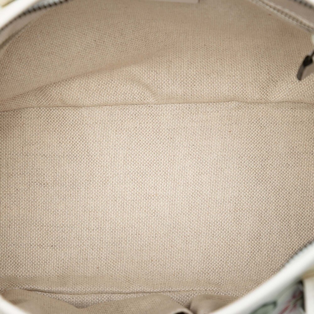 Pre-Loved Gucci Small Canvas Flora Knight Convertible Tote - Picture 4 of 7